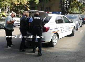 intervenție polițiști dornean cu pistol in spital